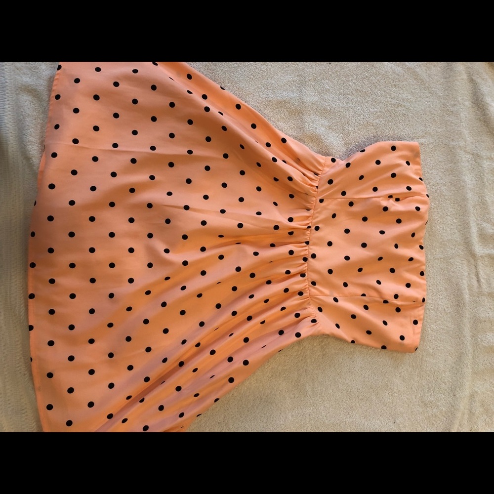 Strapless dress